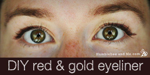 Red & Gold Clay Eyeliner