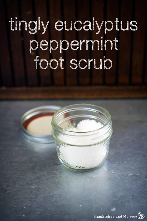 Tingly Eucalyptus Peppermint Foot Scrub