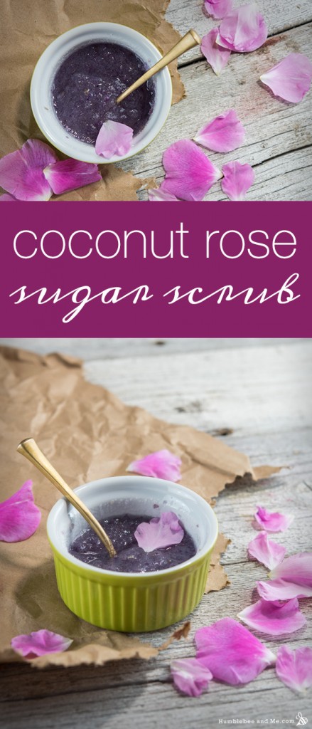 Coconut Rose Sugar Scrub