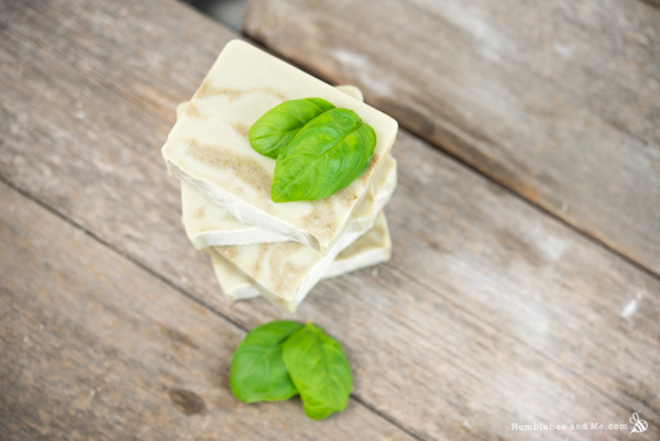 How to Make Lemon Basil Soap