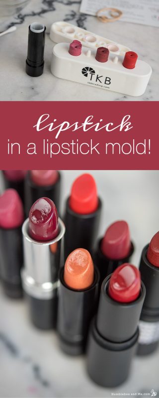 Making Lipstick in a Lipstick Mold!