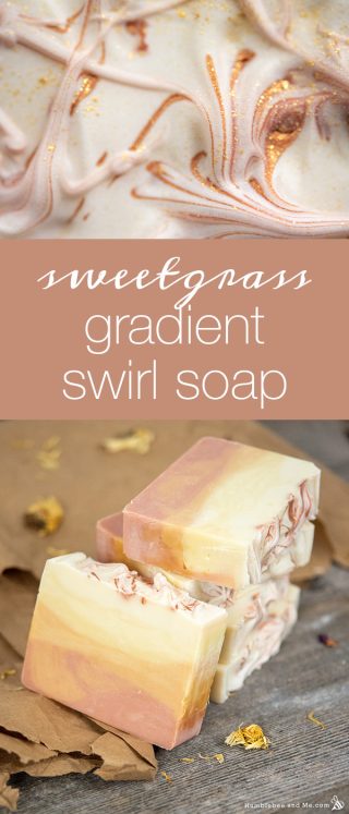 Sweetgrass Gradient Swirl Soap
