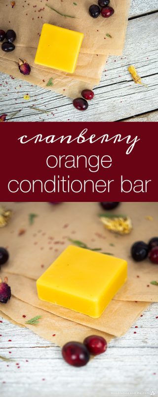 Cranberry Orange Conditioner Bar