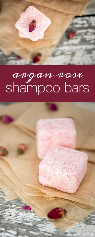 Argan Rose Pressed Shampoo Bars