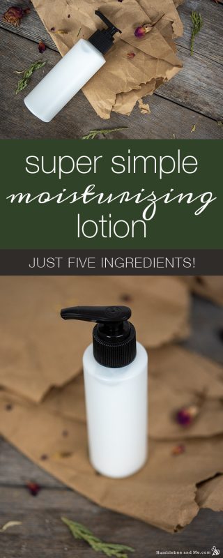 Super Simple Moisturizing Lotion