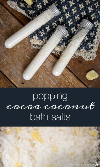 Popping Cocoa Coconut Bath Salts