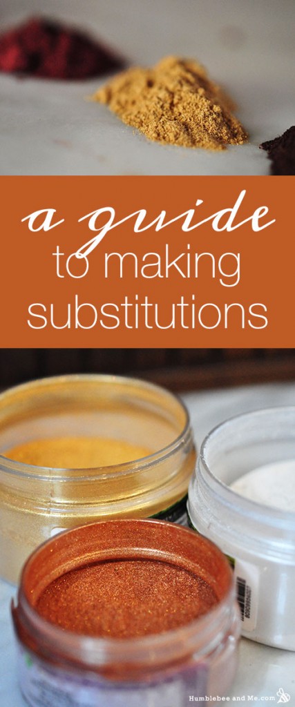 A Guide to Making Substitutions in DIY Recipes