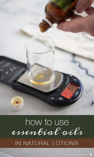 How to naturally scent lotions with essential oils and natural fragrance oils