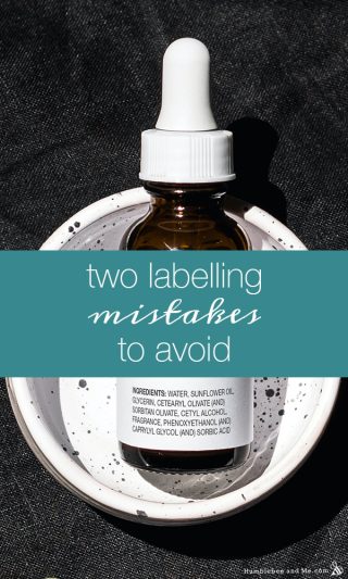 Avoid these two common ingredient label mistakes
