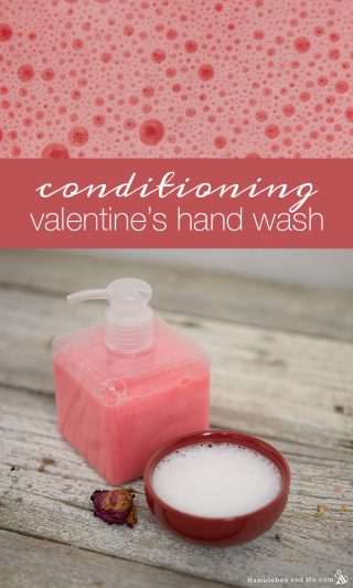 Conditioning Valentine’s Hand Wash