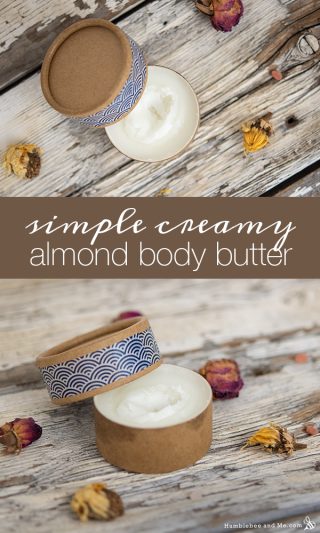 Simple Creamy Almond Body Butter