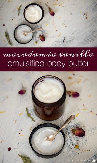 Macadamia Vanilla Emulsified Body Butter