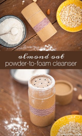 Almond Oat Powder to Foam Facial Cleanser