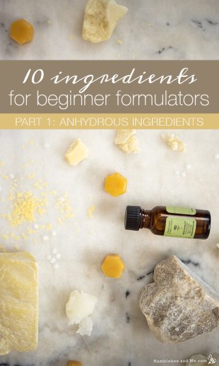 Ten DIY Ingredients for Beginner Formulators: Part 1