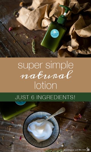 Super Simple Natural Lotion