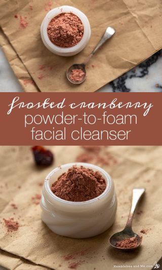 Frosted Cranberry Powder to Foam Facial Cleanser