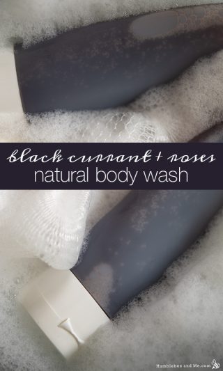 Black Currant & Roses Natural Body Wash