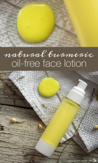Natural Oil-Free Turmeric Face Lotion