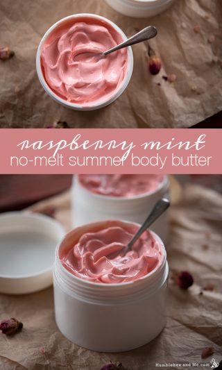 Raspberry Mint No-Melt Summer Body Butter