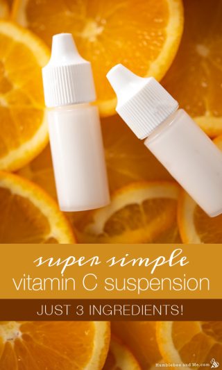 Easy DIY Vitamin C Suspension (Just 3 ingredients!)