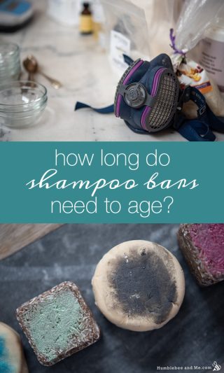 How long do you have to age a shampoo bar?