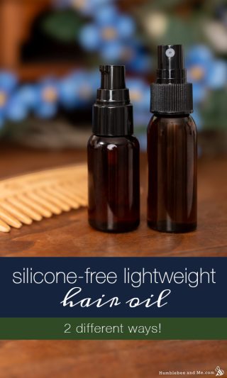 Simple Silicone-Free Hair Oil (2 ways!)