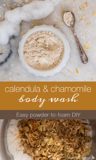 Calendula & Chamomile Powdered Body Wash