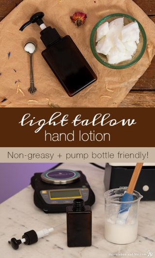 Light Tallow Hand Lotion
