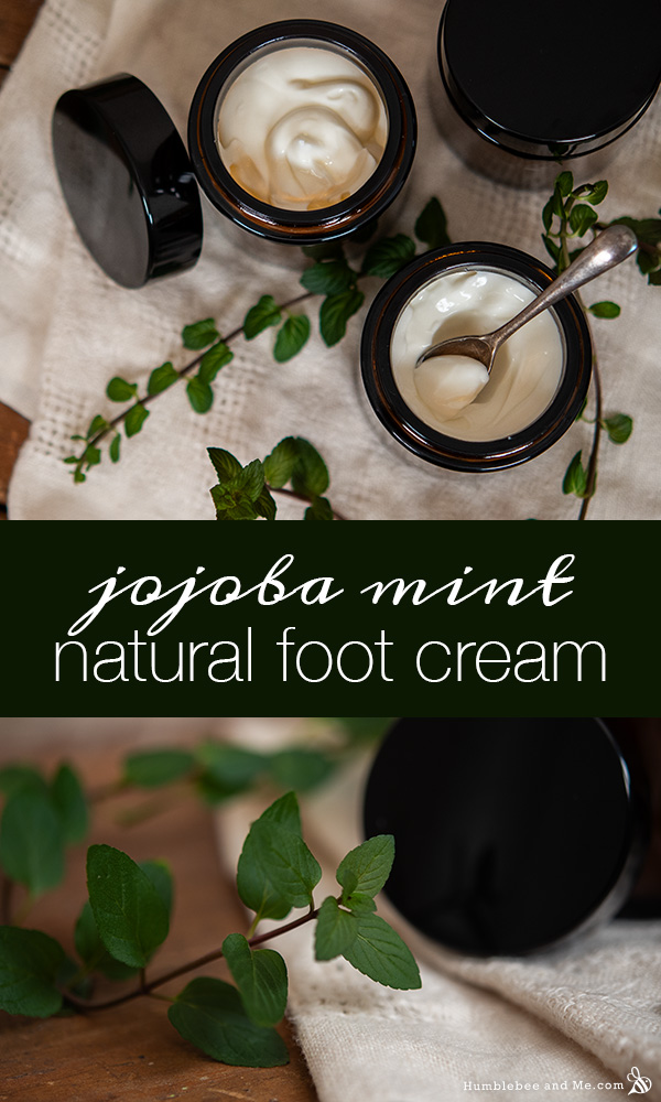 How to Make Jojoba Mint Natural Foot Cream