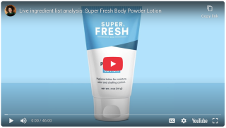 Super Fresh Body Powder Lotion