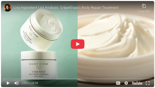 A body treatment for crepe-y skin