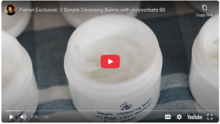 3 Simple Cleansing Balms with polysorbate 80