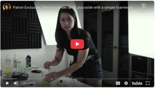 Getting to know decyl glucoside with a simple foaming hand wash