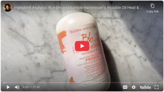 Bumble and bumble’s Hairdresser’s Invisible Oil Heat & UV Protective Primer